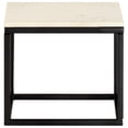 thumbnail image 1 of vidaXL Coffee Table End Table Side Sofa Table Real Stone with Marble Texture, 1 of 5