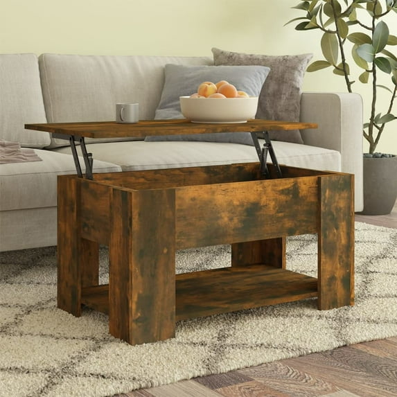 vidaXL Coffee Table Lift Top End Table Accent Side Sofa Table Engineered Wood