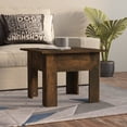 thumbnail image 1 of vidaXL Coffee Table Smoked Oak 21.7"x21.7"x16.5" Engineered Wood, 1 of 6