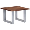 thumbnail image 1 of vidaXL Coffee Table with Live Edges Home Living Room Square Solid Wood Acacia, 1 of 11