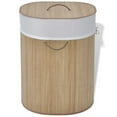 thumbnail image 1 of vidaXL Collapsible Laundry Basket Laundry Bin Dirty Clothes Hamper Bamboo, 1 of 31