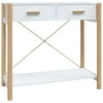 thumbnail image 1 of vidaXL Console Table Hallway Entryway Table Narrow Side Table Engineered Wood, 1 of 9