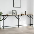 thumbnail image 1 of vidaXL Console Table Storage Side Sofa Desk for Living Room Engineered Wood, 1 of 9