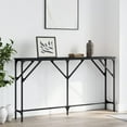 thumbnail image 1 of vidaXL Industrial Storage Engineered Wood Console Table, Black, 1 of 10