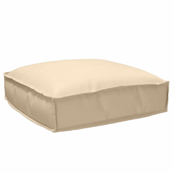vidaXL Cushion Beige 19.69 x 19.69 x 4.72 in Oxford Fabric