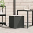 thumbnail image 1 of vidaXL Cushion Box Black 50x50x50 cm Poly Rattan, 1 of 3