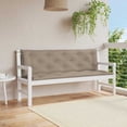 thumbnail image 1 of vidaXL Cushion for Swing Chair Taupe 59.1" Fabric, 1 of 8