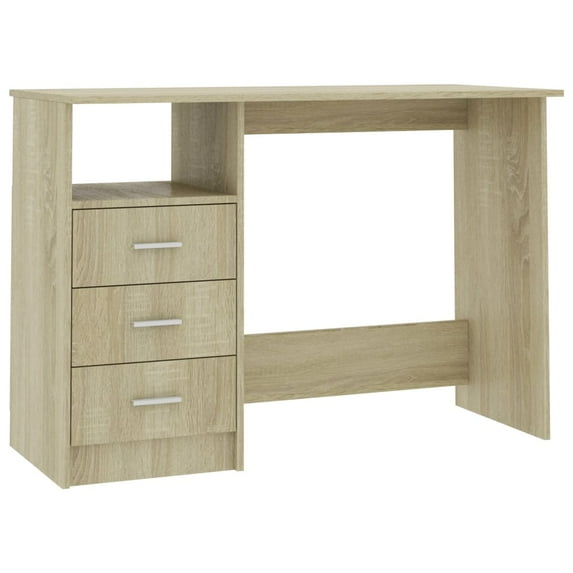 vidaXL Desk Computer Desk Home Office Desk Workstation Table Engineered Wood