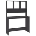 thumbnail image 1 of vidaXL Desk Computer Desk Home Office Desk with Bookshelves Engineered Wood, 1 of 20