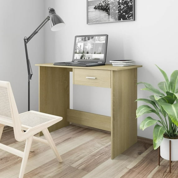 vidaXL Desk Computer Desk Workstation Table Workstation Table Engineered Wood