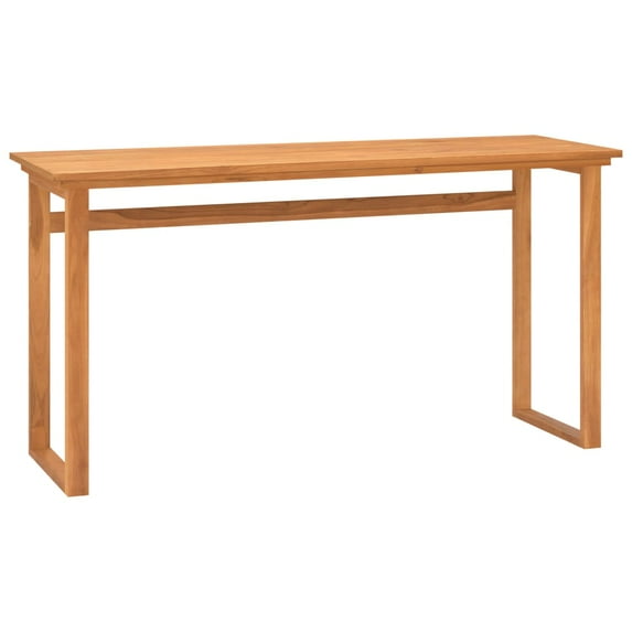 vidaXL Desk Console Table Computer Desk Home Office Study Desk Solid Wood Teak