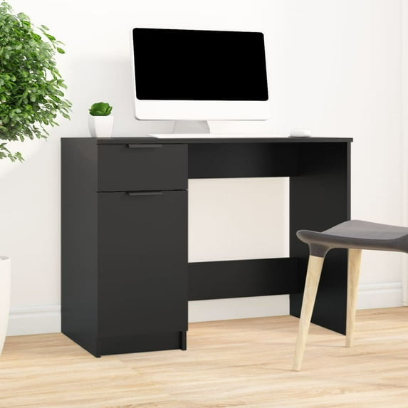 vidaXL Desk Writing Computer Table Furniture for Home Office Engineered Wood