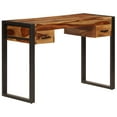 thumbnail image 1 of vidaXL Desk with 2 Drawers 43.3"x19.7"x30.3" Solid Sheesham Wood, 1 of 11