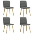 thumbnail image 1 of vidaXL Dining Chair Set of 4 Dark Grey, 1 of 6