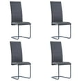 thumbnail image 1 of vidaXL Dining Chair Upholstered Cantilever Dining Side Chair Faux Leather, 1 of 52