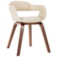 thumbnail image 1 of vidaXL Dining Chair with Bentwood and Faux Leather Side Chair for Kitchen, 1 of 26