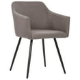 thumbnail image 1 of vidaXL Dining Chairs Upholstered Chair with Metal Legs for Living Room Fabric, 1 of 65
