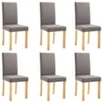 thumbnail image 1 of vidaXL Dining Chairs Side Chair with Solid Wood Legs for Home Kitchen Fabric, 1 of 54