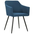 thumbnail image 1 of vidaXL Dining Chairs Upholstered Chair with Metal Legs for Living Room Fabric, 1 of 65