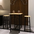 thumbnail image 1 of vidaXL Dining Set Table and Stool Kitchen Dining Bar Stool Dinner Table MDF, 1 of 5