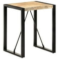 thumbnail image 1 of vidaXL Dining Table 23.6"x23.6"x29.5" Solid Rough Mango Wood, 1 of 8