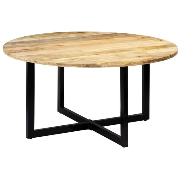 vidaXL Dining Table 43.3"x29.5" Solid Wood Reclaimed