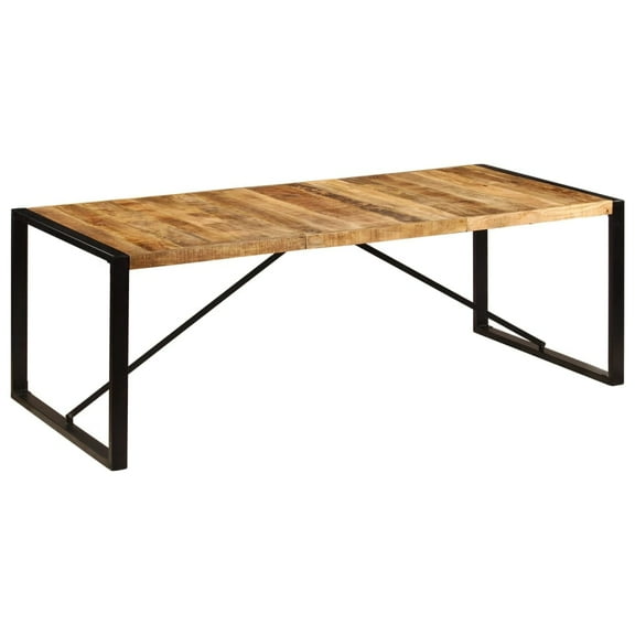 vidaXL Dining Table 86.6"x39.4"x29.5" Solid Mango Wood