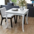 thumbnail image 1 of vidaXL Dining Table Kitchen Table Dining Room Dinner Table High Gloss White, 1 of 11
