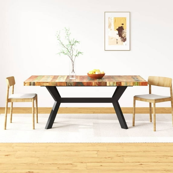vidaXL Dining Table Kitchen Table Dining Room Dinner Table Solid Mango Wood