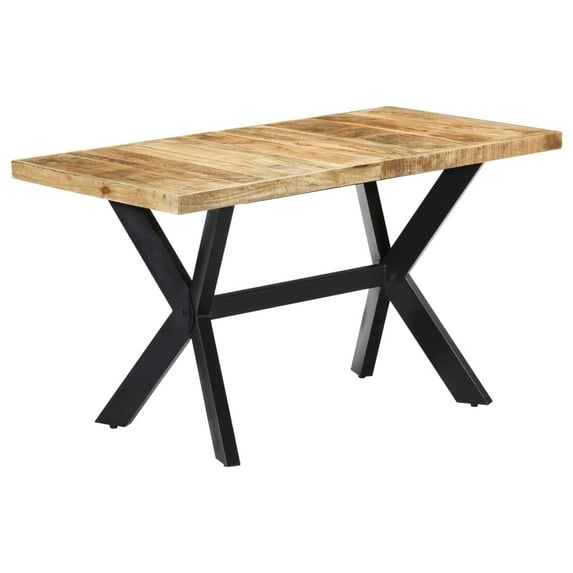 vidaXL Dining Table Kitchen Table Dining Room Dinner Table Solid Mango Wood