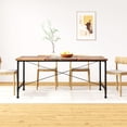 thumbnail image 1 of vidaXL Dining Table Kitchen Table Home Dining Room Table Solid Reclaimed Wood, 1 of 35