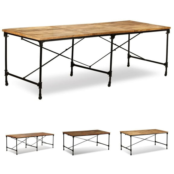 vidaXL Dining Table Kitchen Table Home Dining Room Table Solid Reclaimed Wood