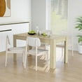 thumbnail image 1 of vidaXL Dining Table Sonoma Oak 55.1"x29.3"x30" Chipboard, 1 of 24