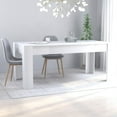 thumbnail image 1 of vidaXL Dining Table White 70.9"x35.4"x29.9" Chipboard, 1 of 36