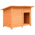 thumbnail image 1 of vidaXL Dog Cage Solid Pine & Fir Wood 47.2"x30.3"x33.9", 1 of 11