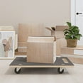 thumbnail image 1 of vidaXL Dolly Trolley 2 Pcs Wooden Plant Dolly Furniture Mover with Wheels, 1 of 32