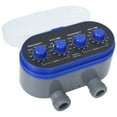 thumbnail image 1 of vidaXL Water Timer Blue and gray ABS plastic Compact Height-Adjustable, 1 of 6