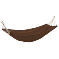 thumbnail image 1 of vidaXL Double Person Portable Hanging Hammock Outdoor Camping Cream/Brown, 1 of 3