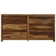 thumbnail image 1 of vidaXL Drawer Cabinet Solid Sheesham Wood 63"x15.7"x31.5", 1 of 9