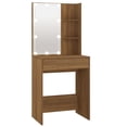 thumbnail image 1 of vidaXL Dressing Table with LED Makeup Table with Mirror Lighted Vanity Table, 1 of 25