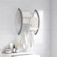 thumbnail image 1 of vidaXL Drying Rack Wall Mounted Hanging Clothes Laundry Drying Rack Aluminum, 1 of 6