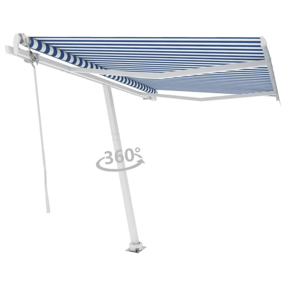 vidaXL Electric Awning Retractable Canopy Sunshade Shelter for Porch Balcony