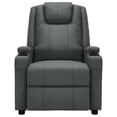 thumbnail image 1 of vidaXL Electric Massage Reclining Chair Faux Leather Recliner Multi Colors, 1 of 24