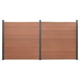 thumbnail image 1 of vidaXL Fence Panel Set Barrier Fence Wall with Post for Garden Yard Pool WPC, 1 of 53