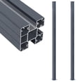 thumbnail image 1 of vidaXL Fence Posts Garden Post Outdoor Metal Fence Post Support Base Aluminum, 1 of 32