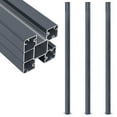 thumbnail image 1 of vidaXL Fence Posts Garden Post Outdoor Metal Fence Post Support Base Aluminum, 1 of 32