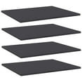 thumbnail image 1 of vidaXL Shelf Set of 4 Grey Engineered Wood 23.6 x 19.7 x 0.6 in, 1 of 4