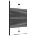 thumbnail image 1 of vidaXL Folding Shower Enclosure ESG 31.5"x55.1" Black, 1 of 24
