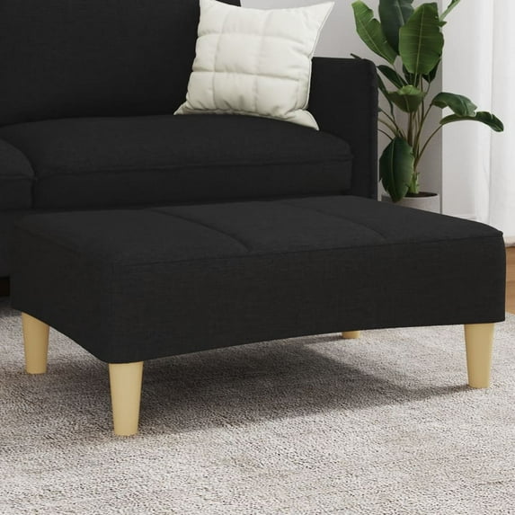 vidaXL Footstool Ottoman Seating Footrest Home Living Room Furniture Fabric