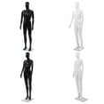 thumbnail image 1 of vidaXL Full Body Female Mannequin with Glass Base Glossy Black 68.9", 1 of 11